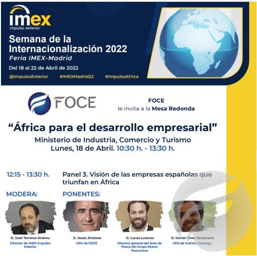 FOCE Presente en la Semana de la Internacionalización IMEX 2022